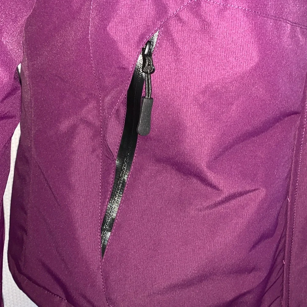 Women's Moerdeng Purple water proof Insulated Hooded Winter Parka - Picture 5 of 10